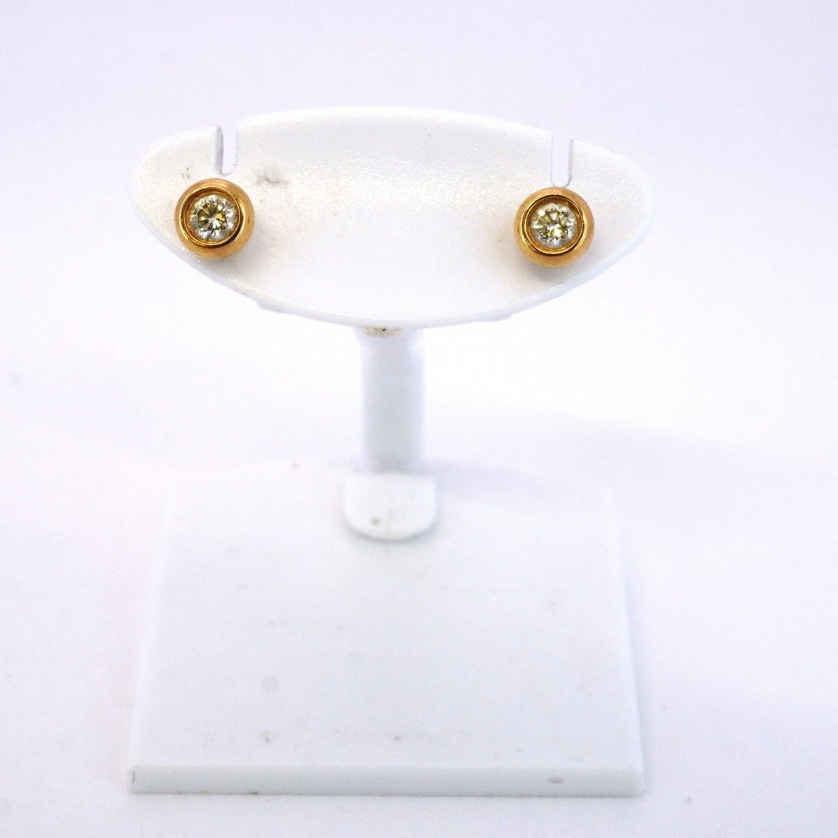 5 job 0029 ティファニー ピアス バイザヤード 1 PD K 18 PG ピンクゴールド ダイヤモンド レディース