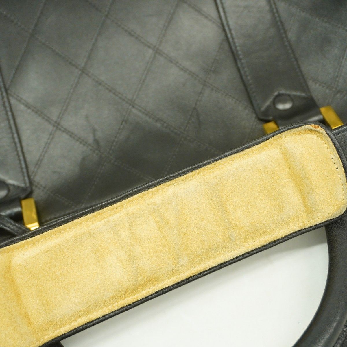  5 oc 2231-h シャネル ボストンバッグ ビコローレ レザー ブラック ゴールド金具 レディース ボストンバッグ 旅行用バッグ バッグ