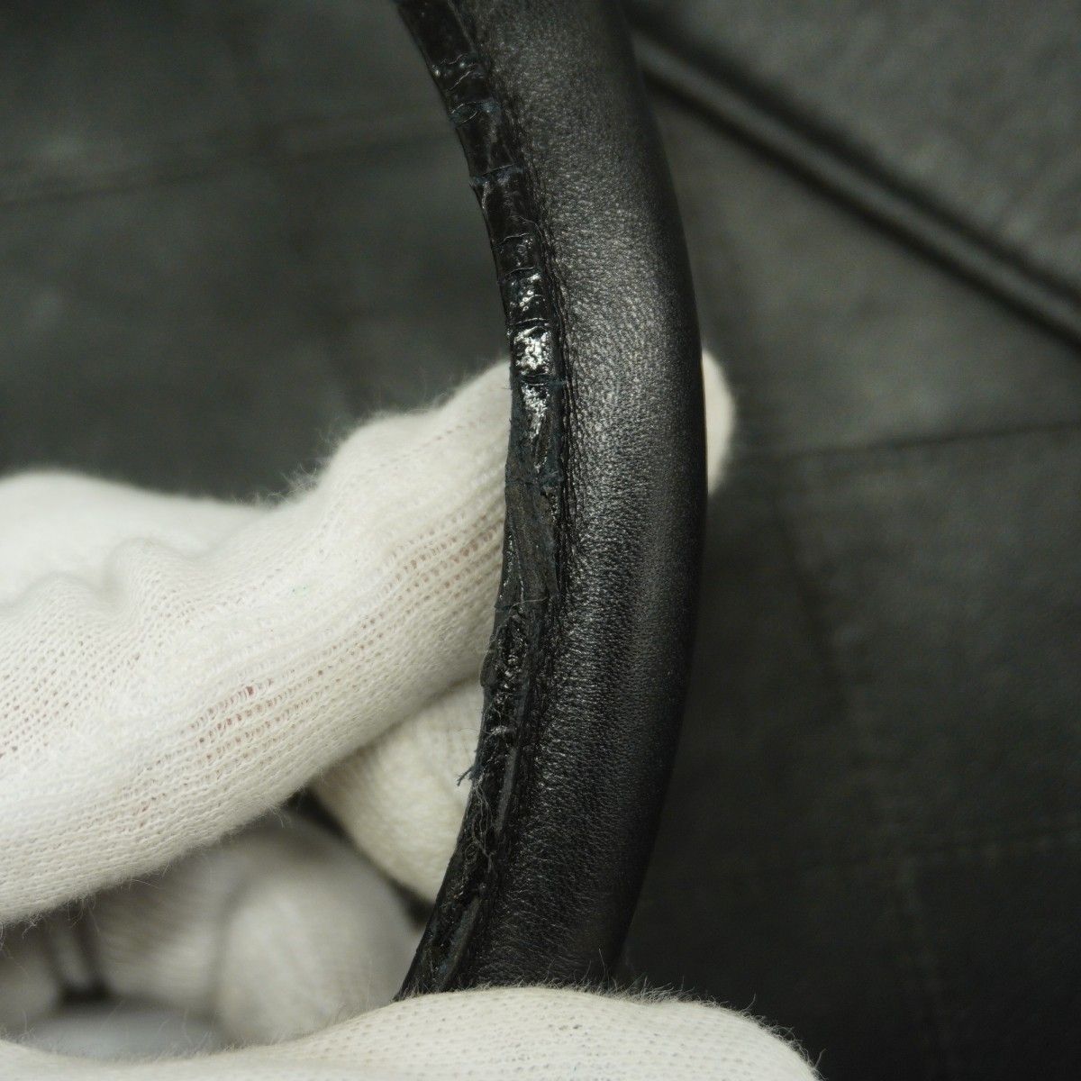 レザー ブラック