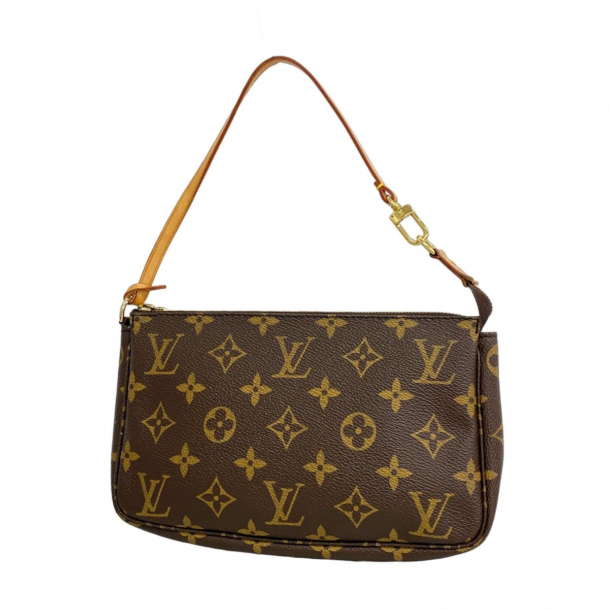 5oc2162 ルイヴィトン ポーチ モノグラム ポシェットアクセソワール M51980 ブラウン レディース