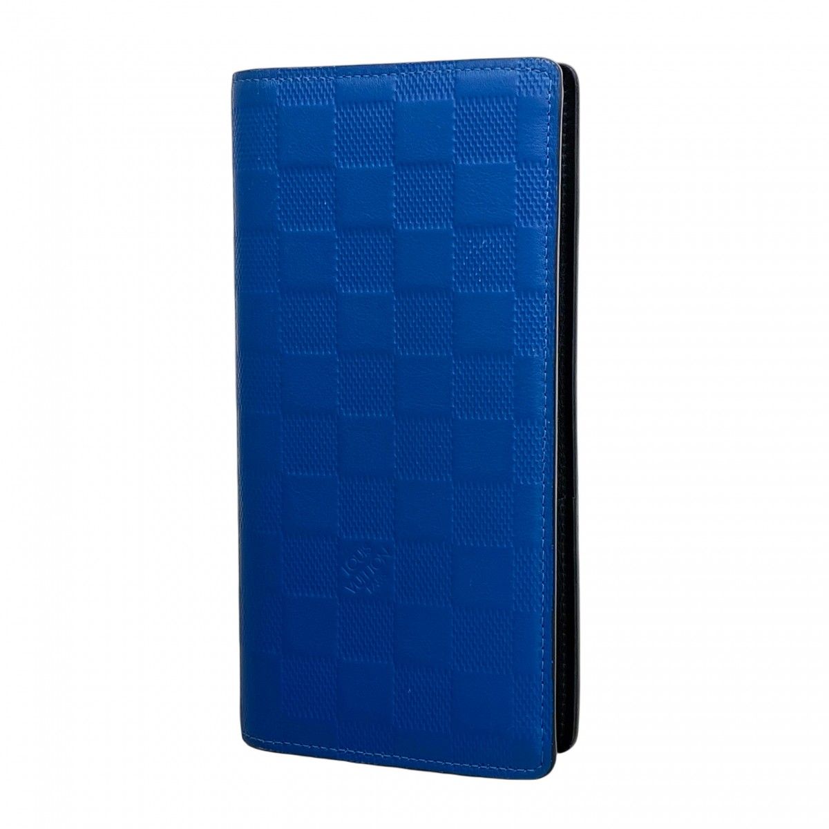 5oc2108 ルイヴィトン 長財布 ダミエ アンフィニ ポルトフォイユブラザ N60081 ネオン メンズ