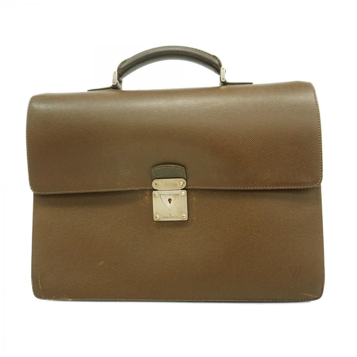 5 oc 2103 ルイヴィトン ブリーフケース タイガ ロブスト1 M 31058 グリズリ メンズ