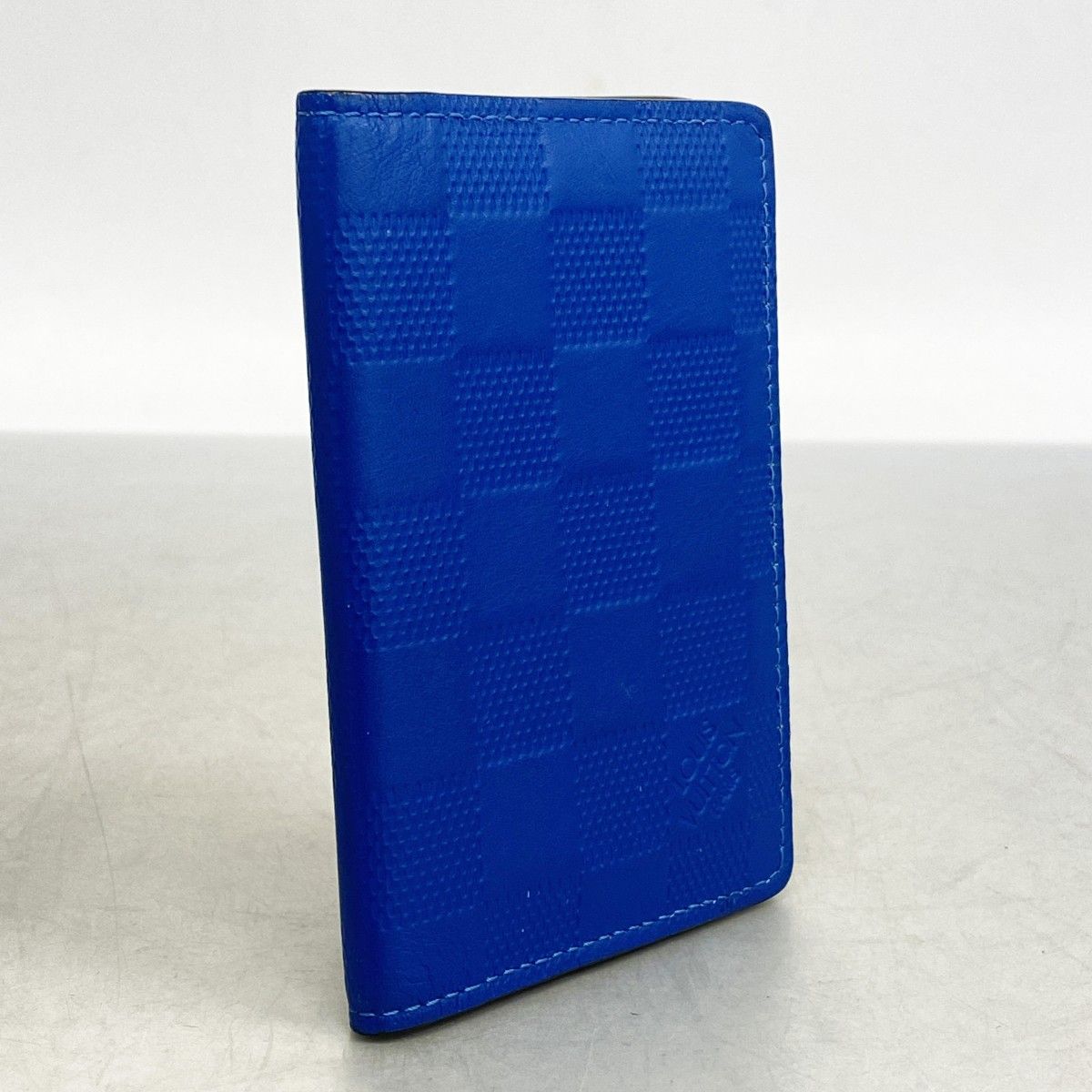 5oc2114 ルイヴィトン カードケース ダミエ アンフィニ オーガナイザードゥポッシュ N60085 ネオン メンズ