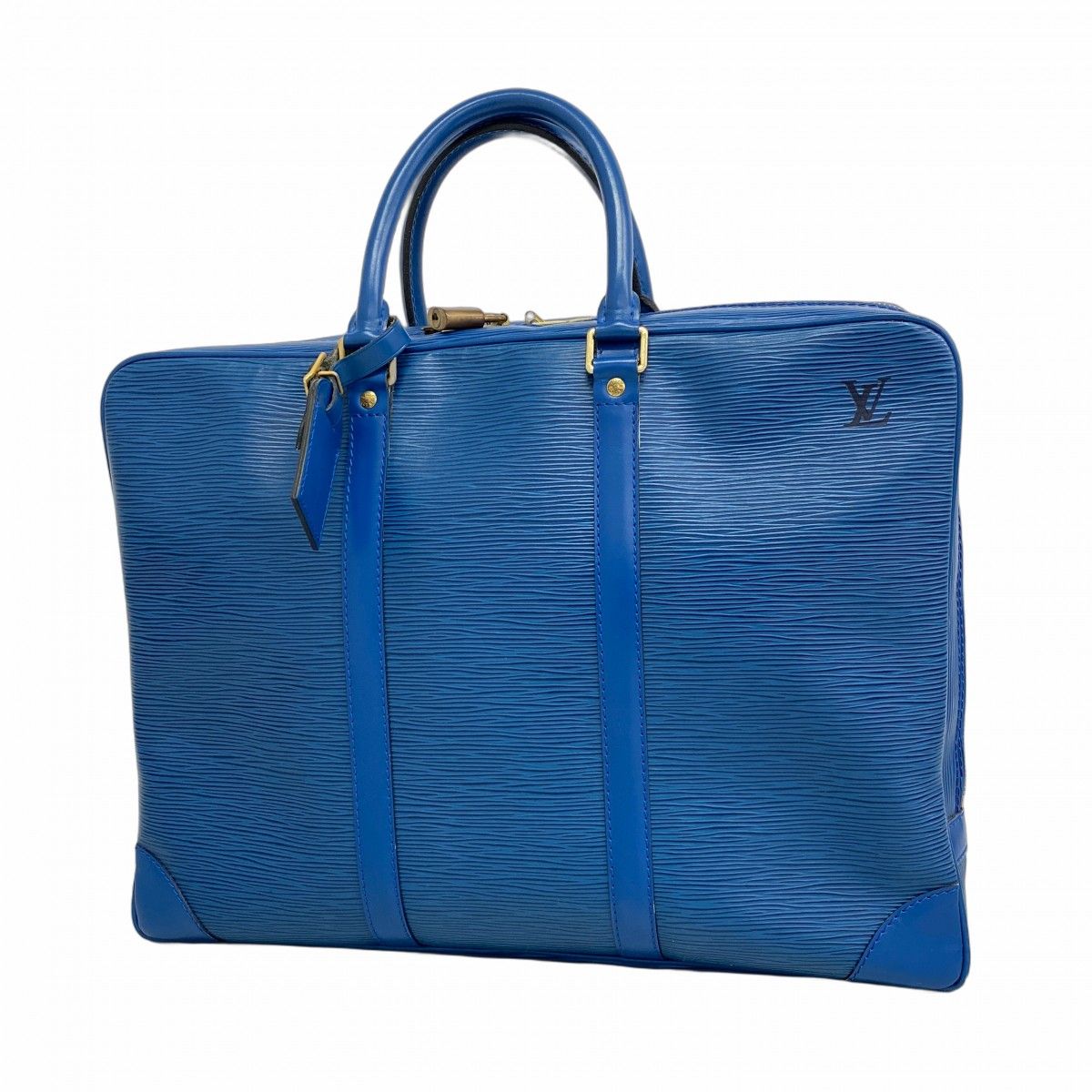 5oc2130 ルイヴィトン ブリーフケース エピ ポルトドキュマンヴォワヤージュ M54475 トレドブルー メンズ レディース ユニセックス