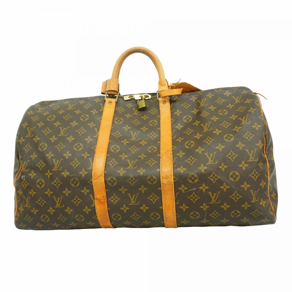 5 oc 2216 ルイヴィトン ボストンバッグ モノグラム キーポル55 M 41424 ブラウン メンズ レディース ユニセックス