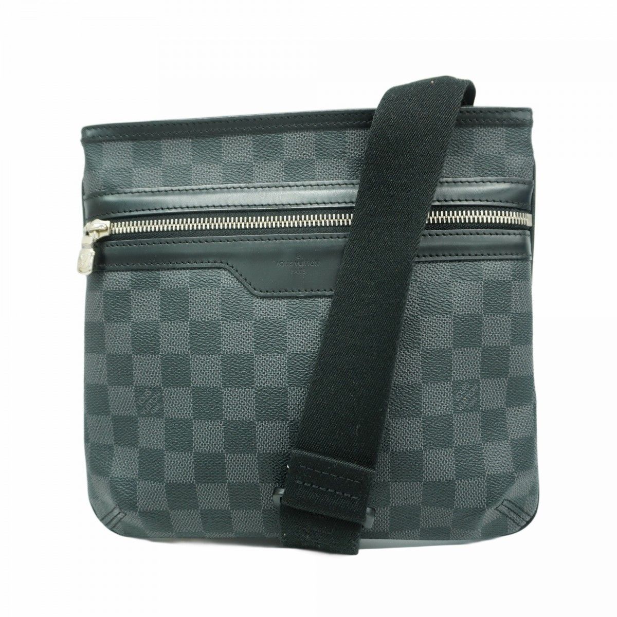 5oc2219 ルイヴィトン ショルダーバッグ ダミエ グラフィット トマス N58028 ブラック メンズ