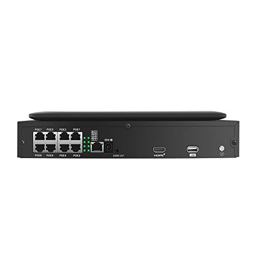 POE録画機 Hiseeu製NVR poe給電 屋外 有線 監視カメラ 10インチモニター付きNVR 双方向音声 屋内外対応 暗視撮影 動体検知 常時録画 スマホ パソコン遠隔監視 アプリ通知 監視カメラ Poe録画機 電源あり deab759a WWW_OPDRERGINERDOGAN_COM
