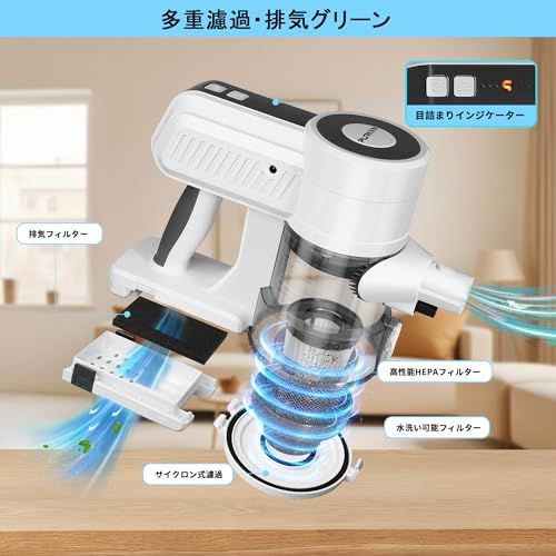 一人暮らし HEPAフィルター多重濾過