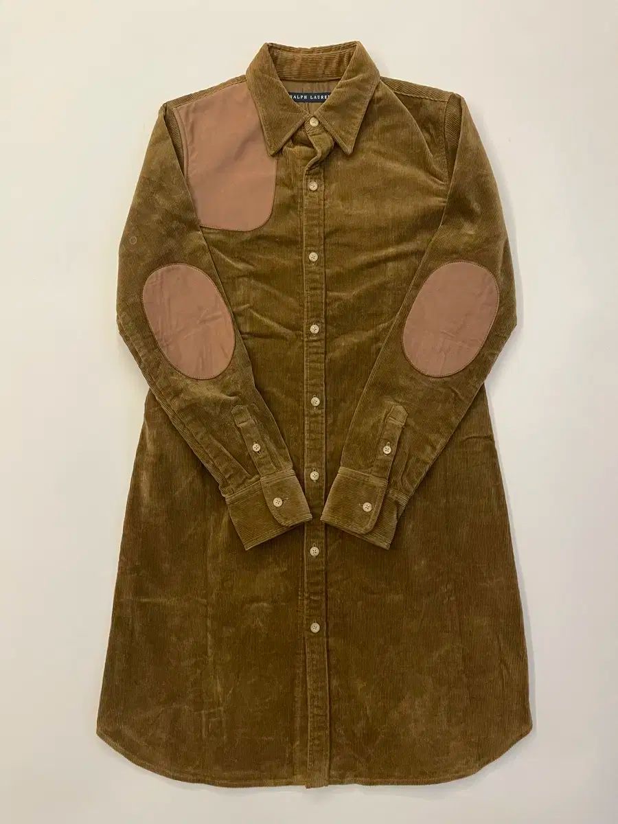 ラルフローレン コーデュロイ シャツ ONE PIECE ブラウン