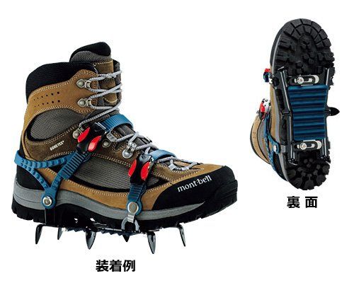 モンベル mont‐bell スノースパイク6クイックフィット ブラック BK M 1129613