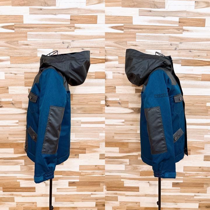 ニキータ】NIKITA スノーボード ウェア ジャケット 裏ボア XS 紺×黒