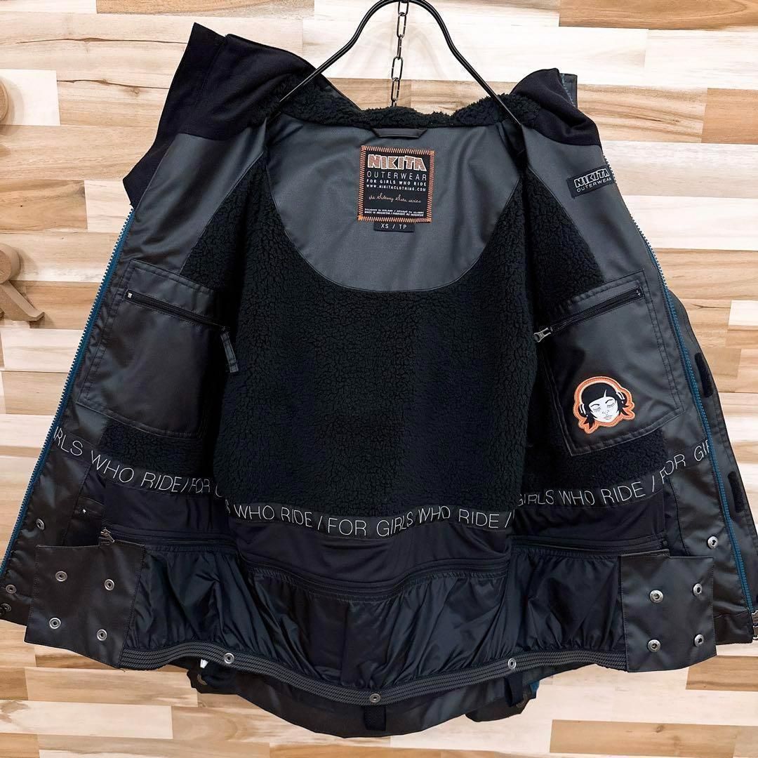 ❗️着用1回❗️スノーボードウェア 上下 XS BONFIRE SESSIONS