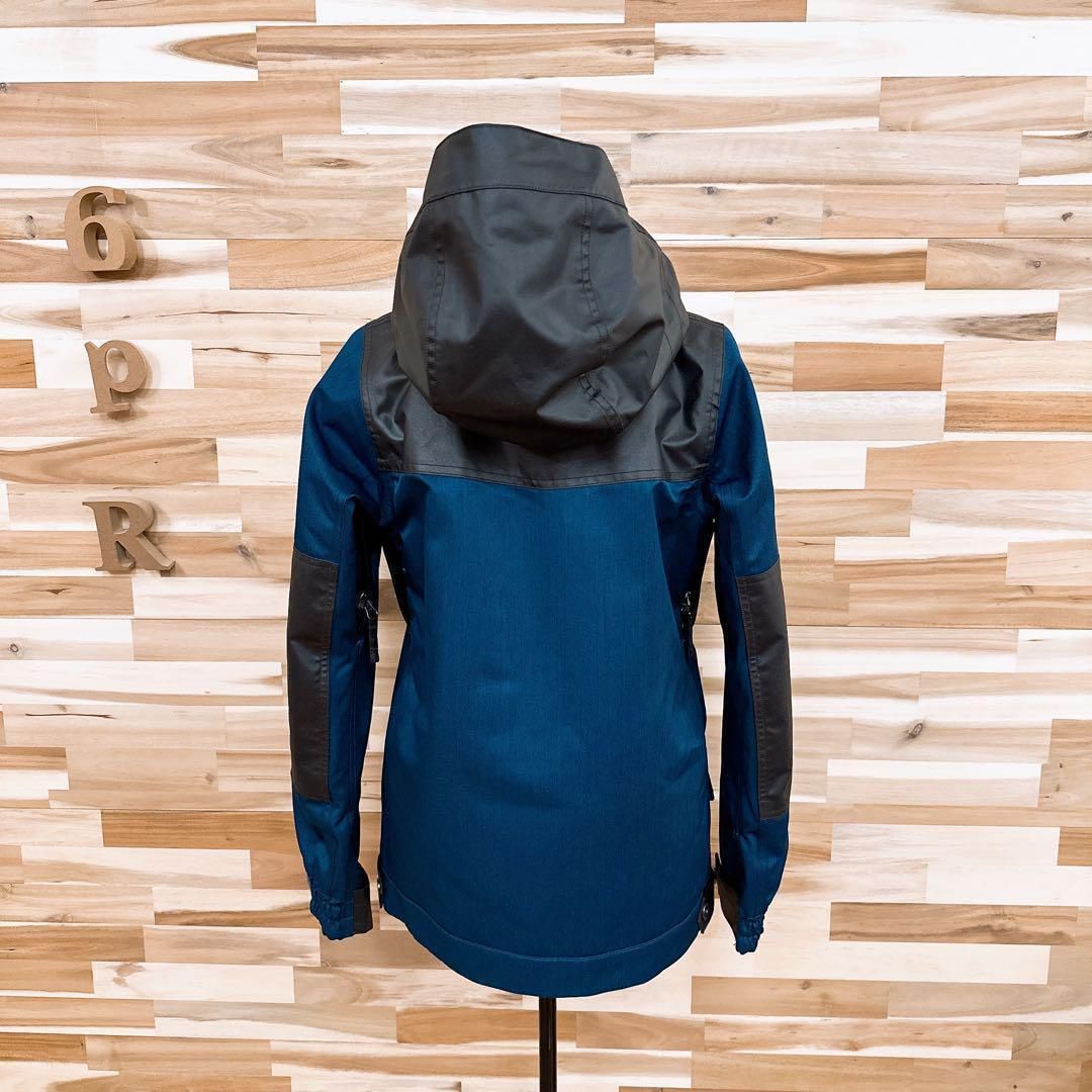 ニキータ】NIKITA スノーボード ウェア ジャケット 裏ボア XS 紺×黒