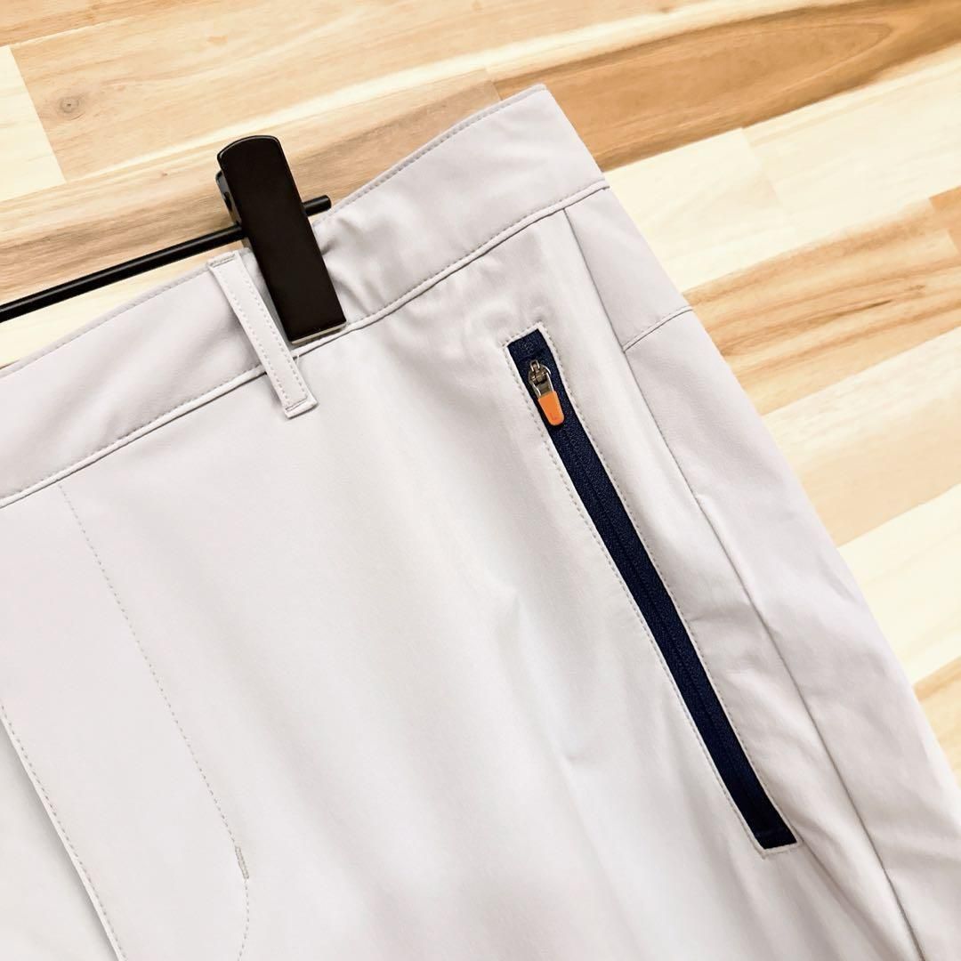 美品/廃番【ラコステ】ゴルフ ショーツ ハーフパンツ ショートパンツ グレー×紺 美品/廃番【ラコステ】ゴルフ ショーツ ハーフパンツ ショートパンツ