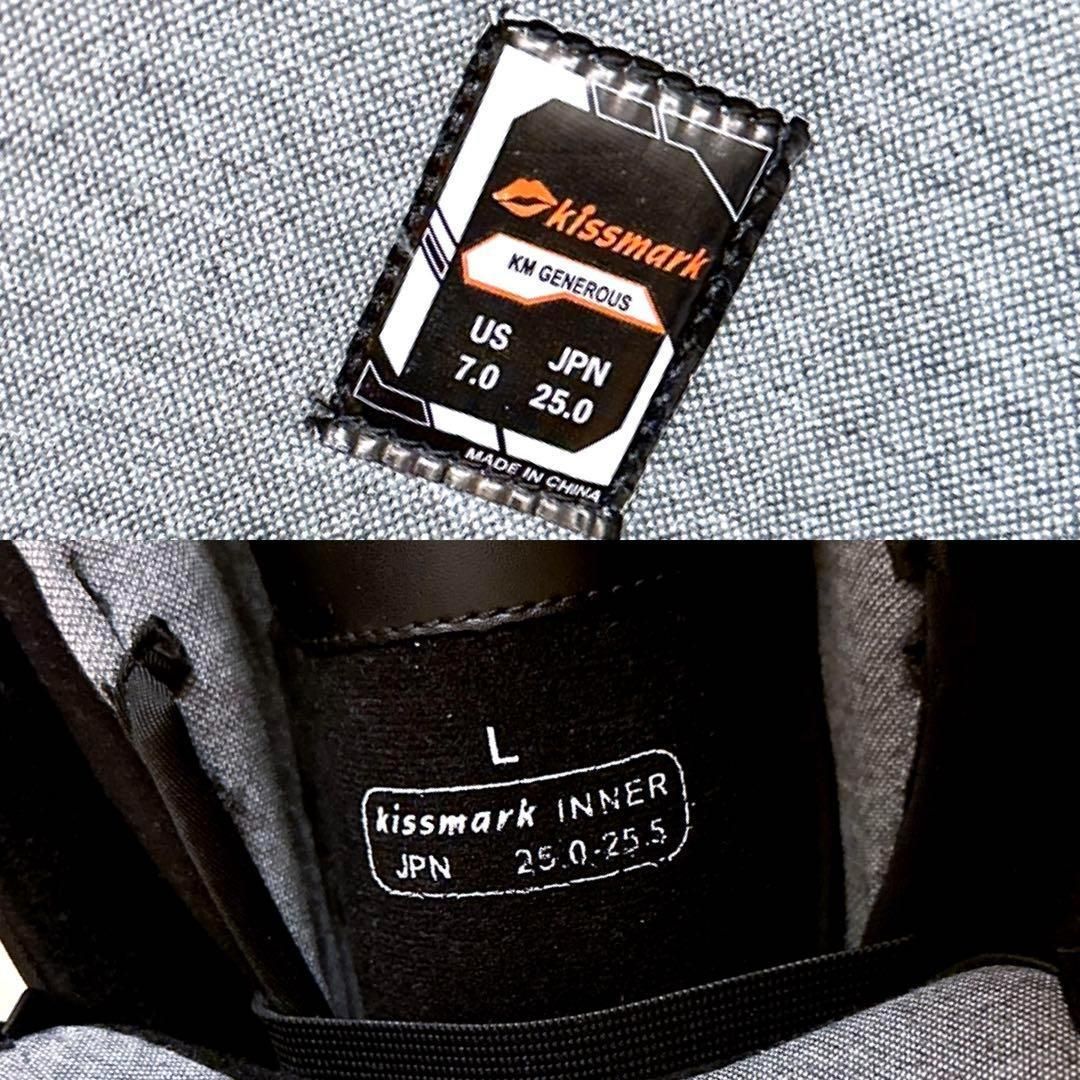美品【キスマーク】ジェネラス KM GENROUS ブーツ スノボ 25.0 黒