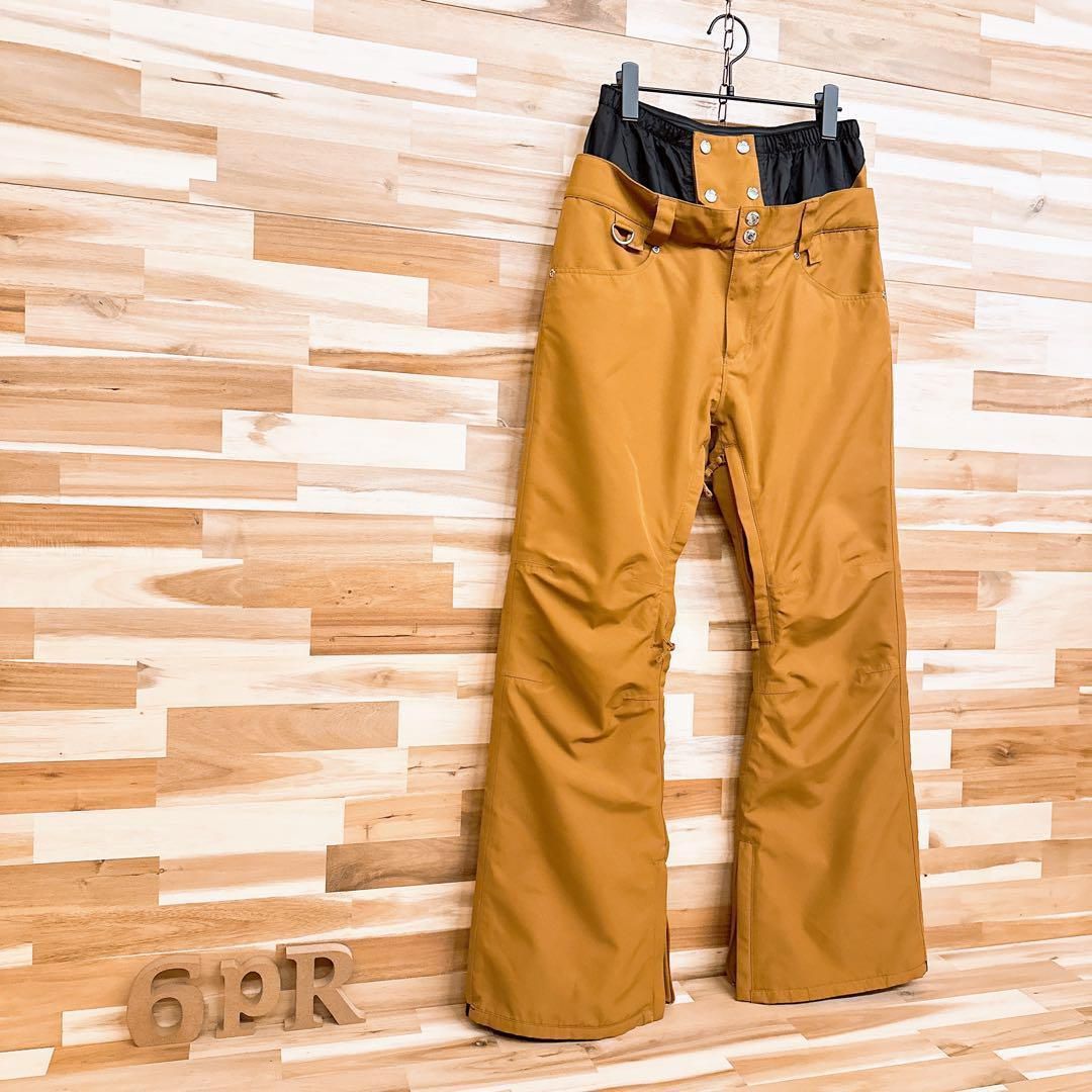ジュエル スノボ ウェア パンツ スノーボード 防水 スキー M 茶キャメル