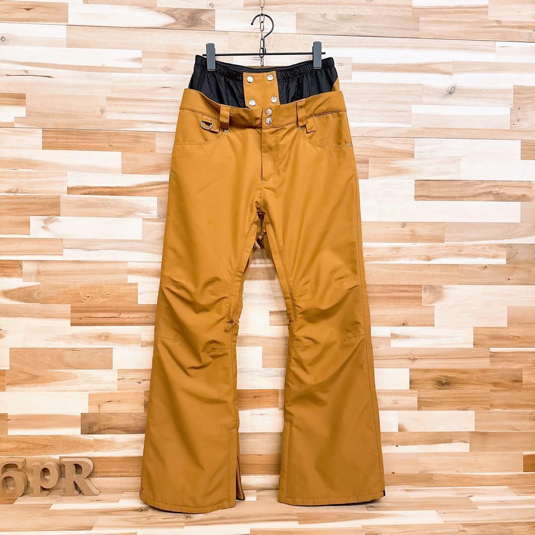 ジュエル スノボ ウェア パンツ スノーボード 防水 スキー M 茶キャメル