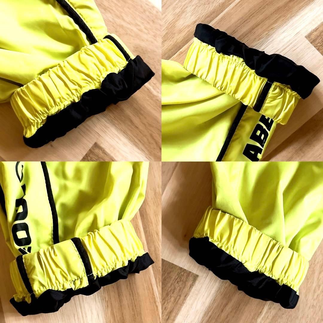 廃番【ビエスラビット】ナイロン ジャケット スノボ ライト ウェア L 黄×黒 廃番【ビエスラビット】ナイロン ジャケット スノボ ライト ウェア L