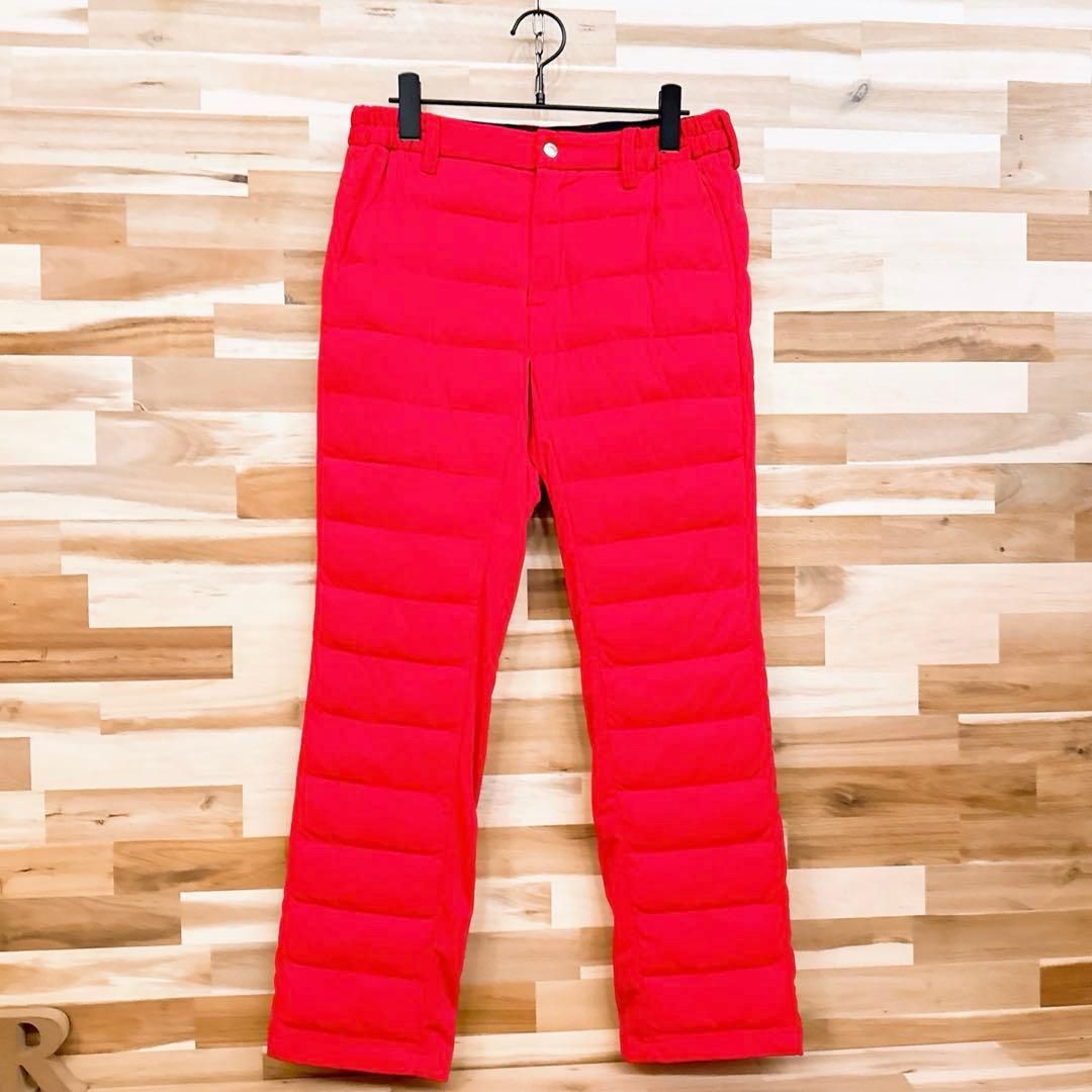 【キャロウェイ】ボーダー キルティング 中綿パンツ 防寒 秋冬 ゴルフ M 赤 キャロウェイ】ボーダー キルティング 中綿パンツ 防寒 秋冬 ゴルフ M 赤