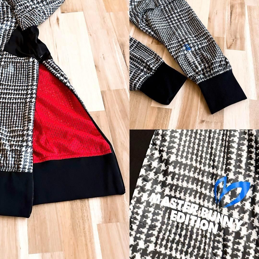 マスターバニーエディション】半袖 2way 長袖 ゴルフ ブルゾン 千鳥柄