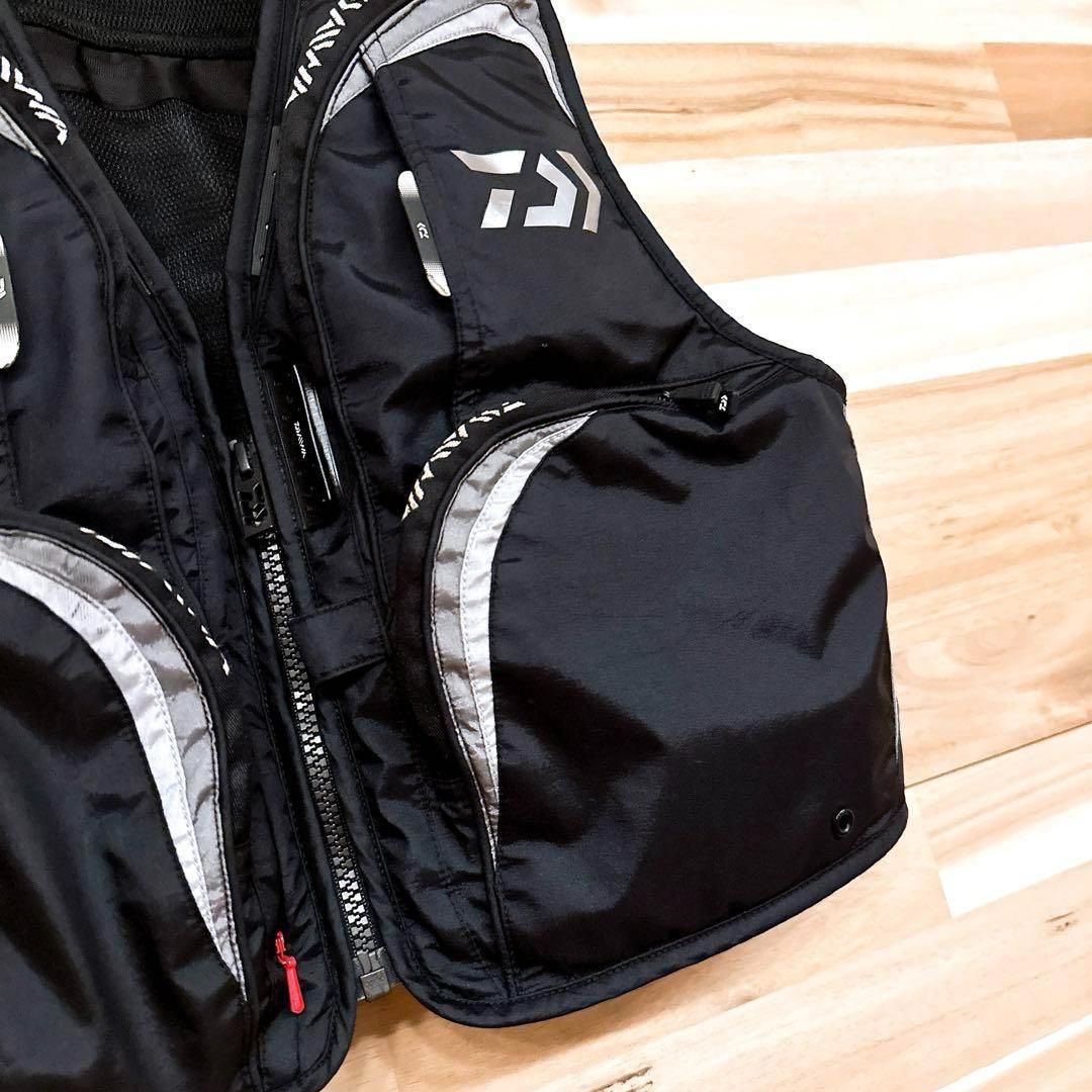 ダイワ ウィンドストッパー 鮎ベスト DV-1000 M 黒 OLIVEOS_COM_TR
