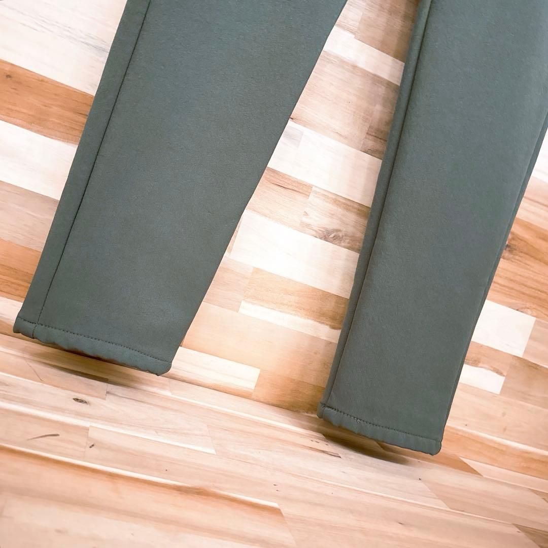 美品【ラッセルノ】ウォーム スキニー ゴルフ パンツ 裏起毛 秋冬 カーキ×黒 美品【ラッセルノ】ウォーム スキニー ゴルフ パンツ 裏起毛 秋冬