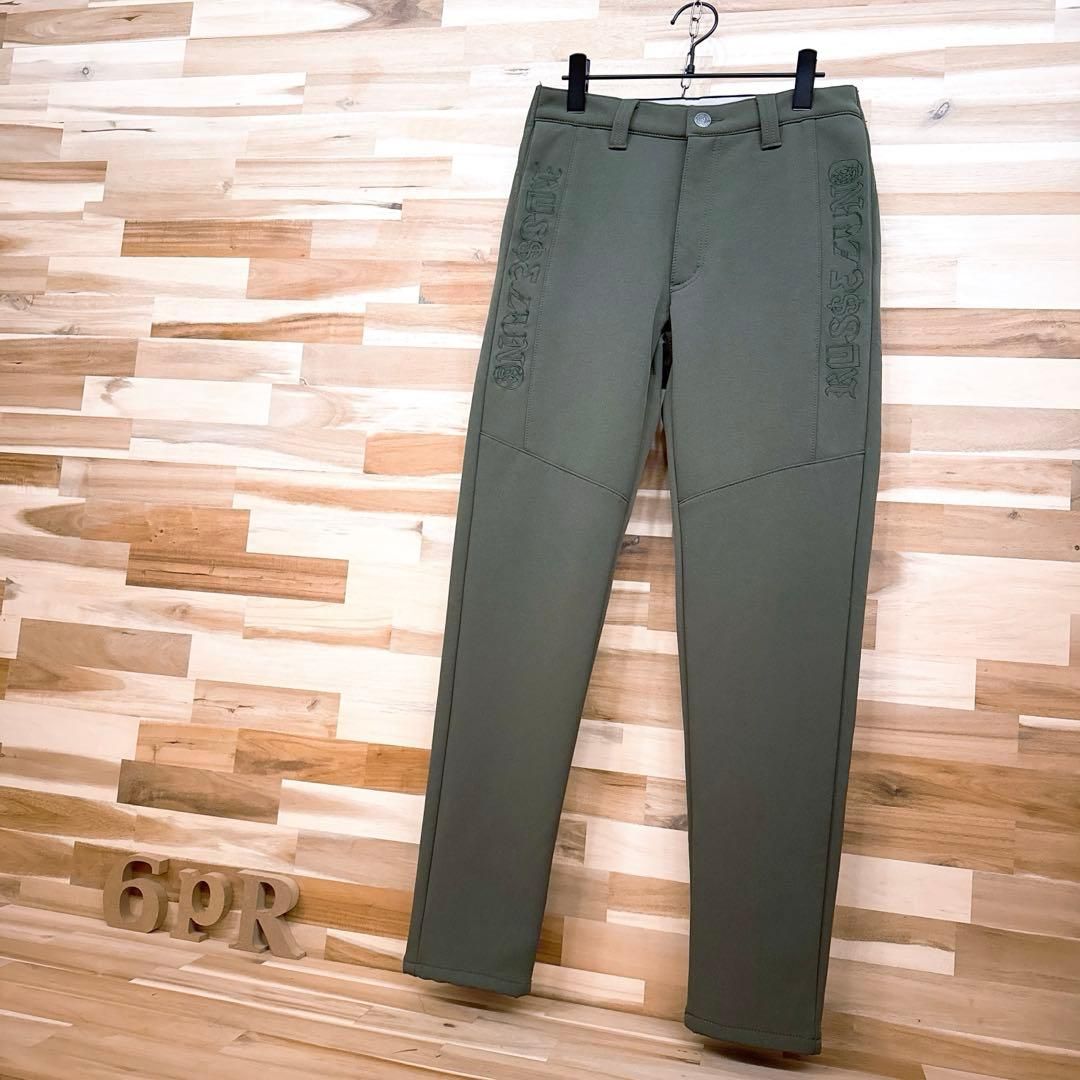 美品【ラッセルノ】ウォーム スキニー ゴルフ パンツ 裏起毛 秋冬