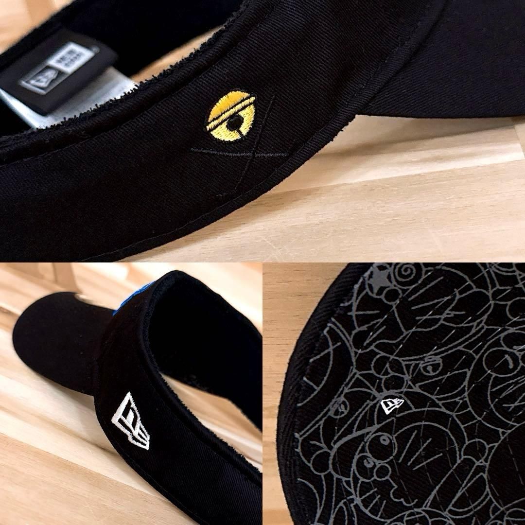 美品【ニューエラ×ドラえもん】限定コラボ 50周年記念 ゴルフ サンバイザー 黒 美品【ニューエラ×ドラえもん】限定コラボ 50周年記念 ゴルフ サン