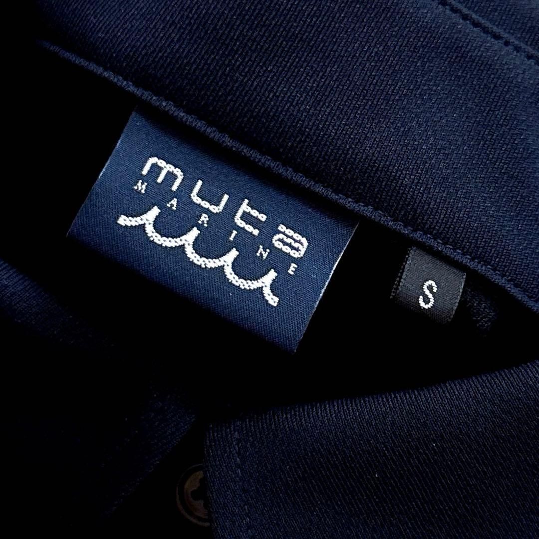 レア/廃番【ムータマリン】バイカラー マルチ ロゴ ポロシャツ ゴルフS