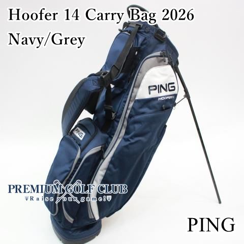ピン PING フーファー Hoofer 14 スタンドバッグ 2026 ネイビー グレー 14分割口 日本未発売USモデル 4860