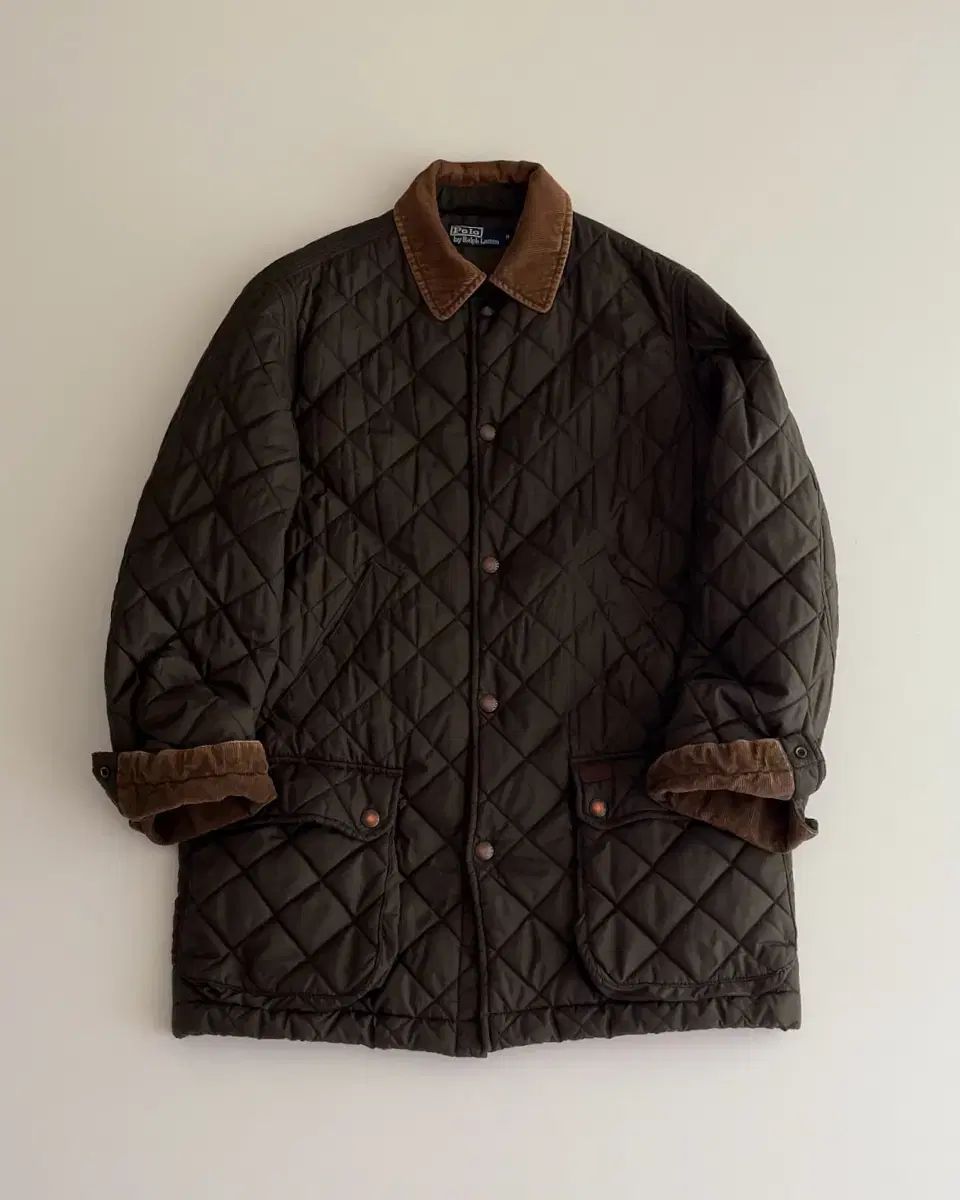 ポロラルフローレン コーデュロイ カラ キルティング ジャケット M