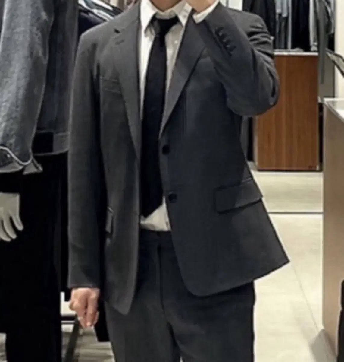 89万 セオリー ウール ブレーザー DARK チャコール