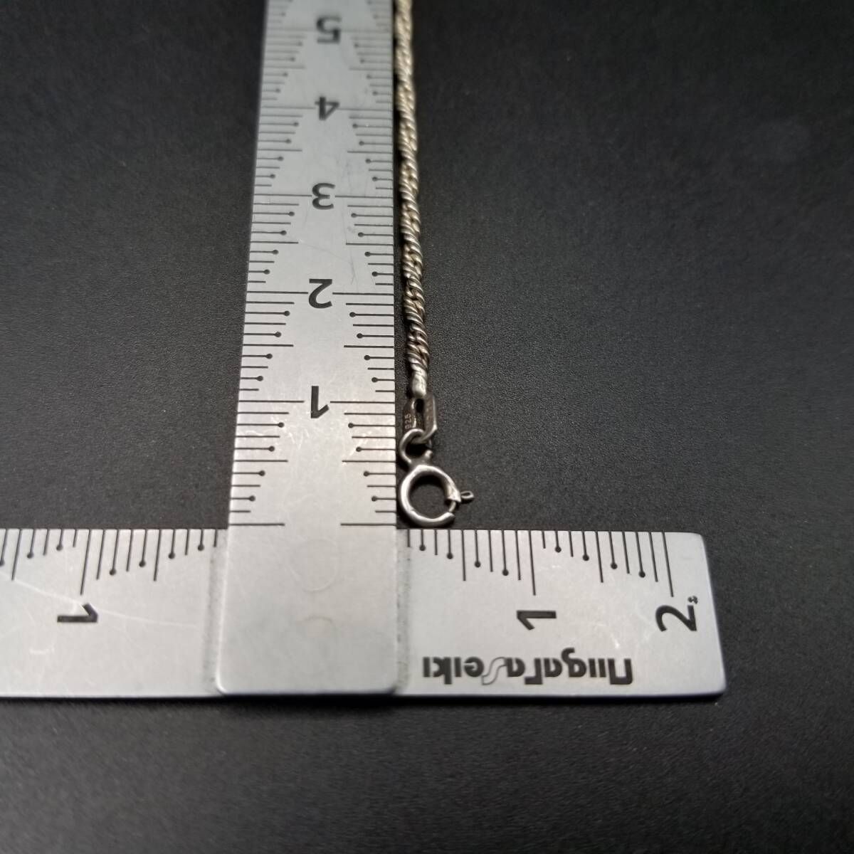 ヴィンテージ ロープチェーンブレスレット シルバー925 メキシコ製 ヴィンテージ ヘビーチェーンリンクブレスレット シルバー925 メキシコ