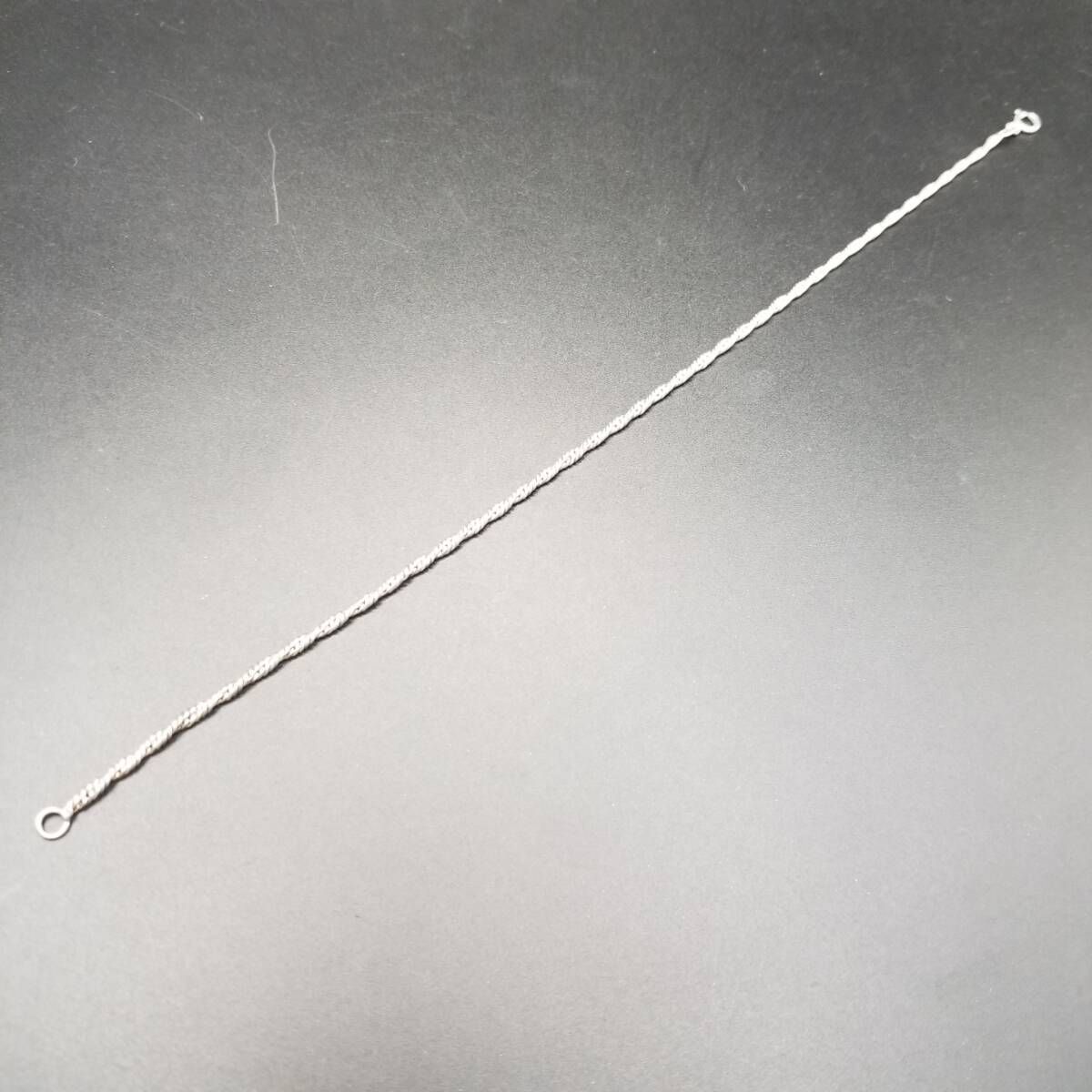 メキシコ 925 シルバー シンプル 細幅 ロープチェーン ヴィンテージ