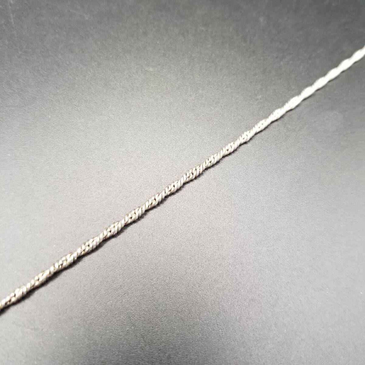 メキシコ 925 シルバー シンプル 細幅 ロープチェーン ヴィンテージ