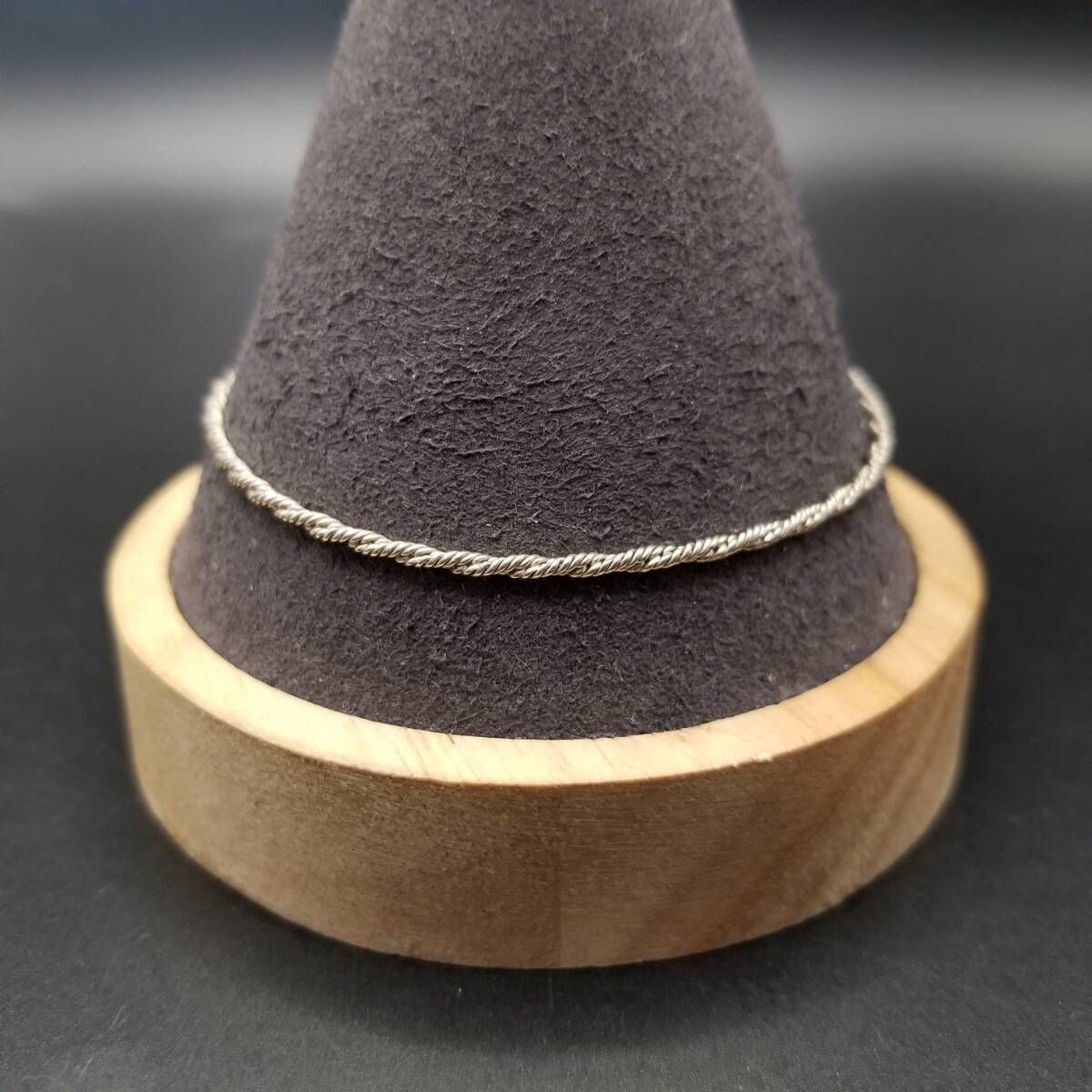 メキシコ 925 シルバー シンプル 細幅 ロープチェーン ヴィンテージ