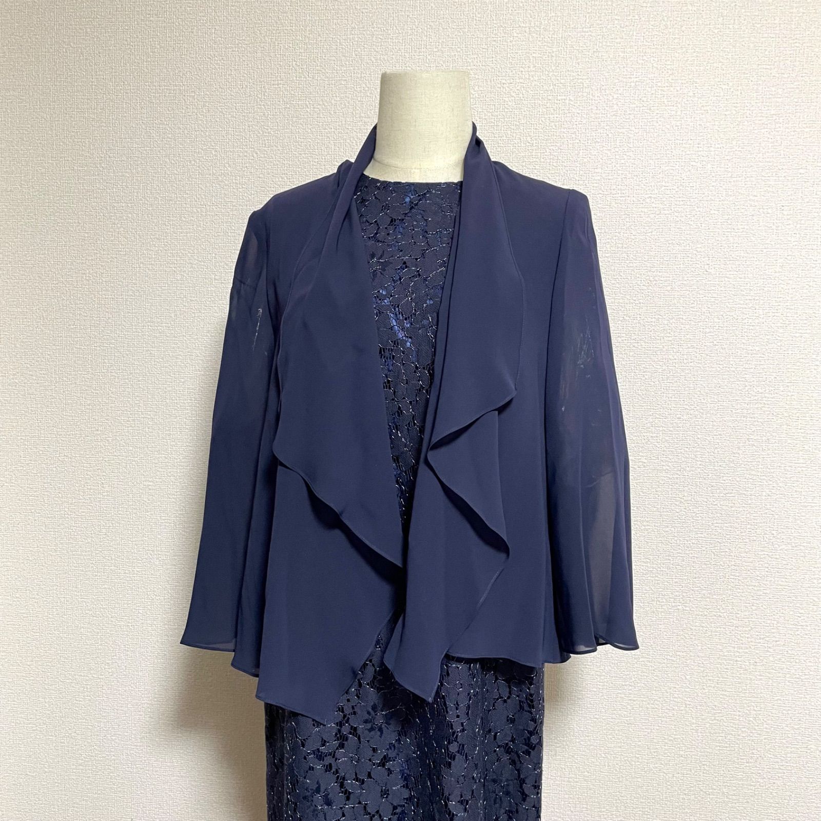 東京ソワール 高級ライン SOIR DOLCE ソワールドルチェ シフォンケープ