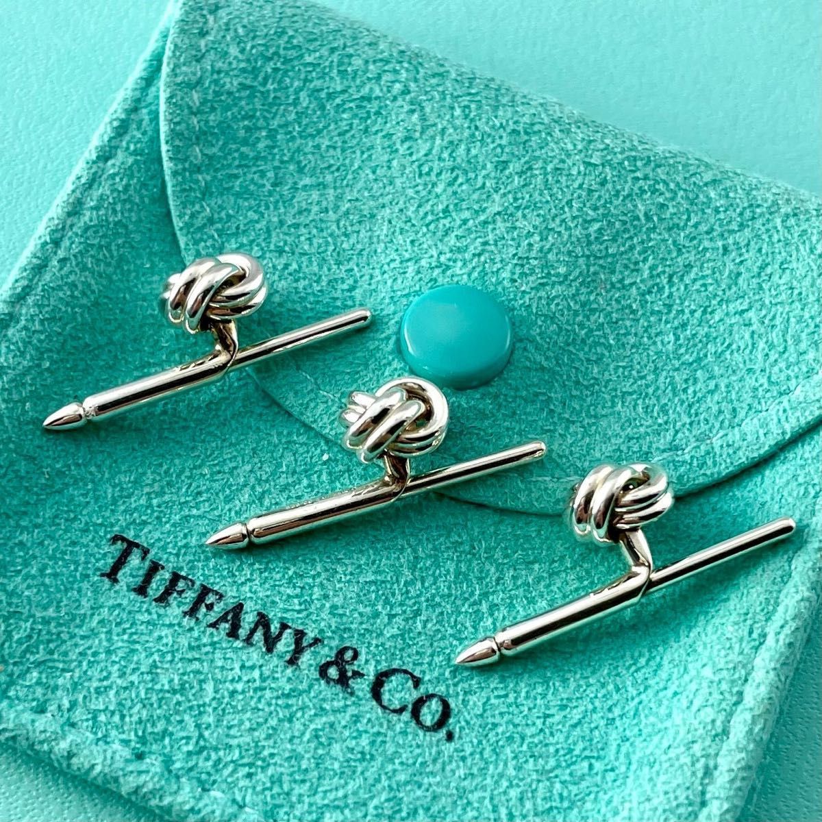 オールドティファニー ツイスト ノット カフス 3個セット シルバー