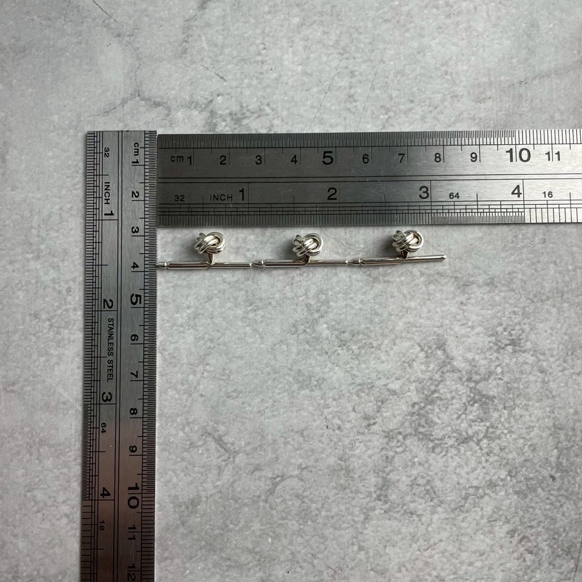 オールドティファニー ツイスト ノット カフス 3個セット シルバー