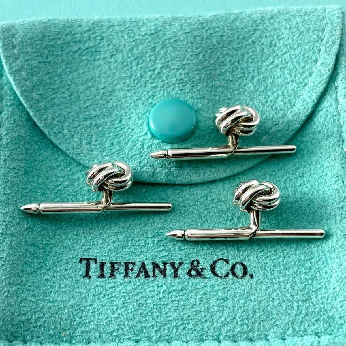 オールドティファニー ツイスト ノット カフス 3個セット シルバー