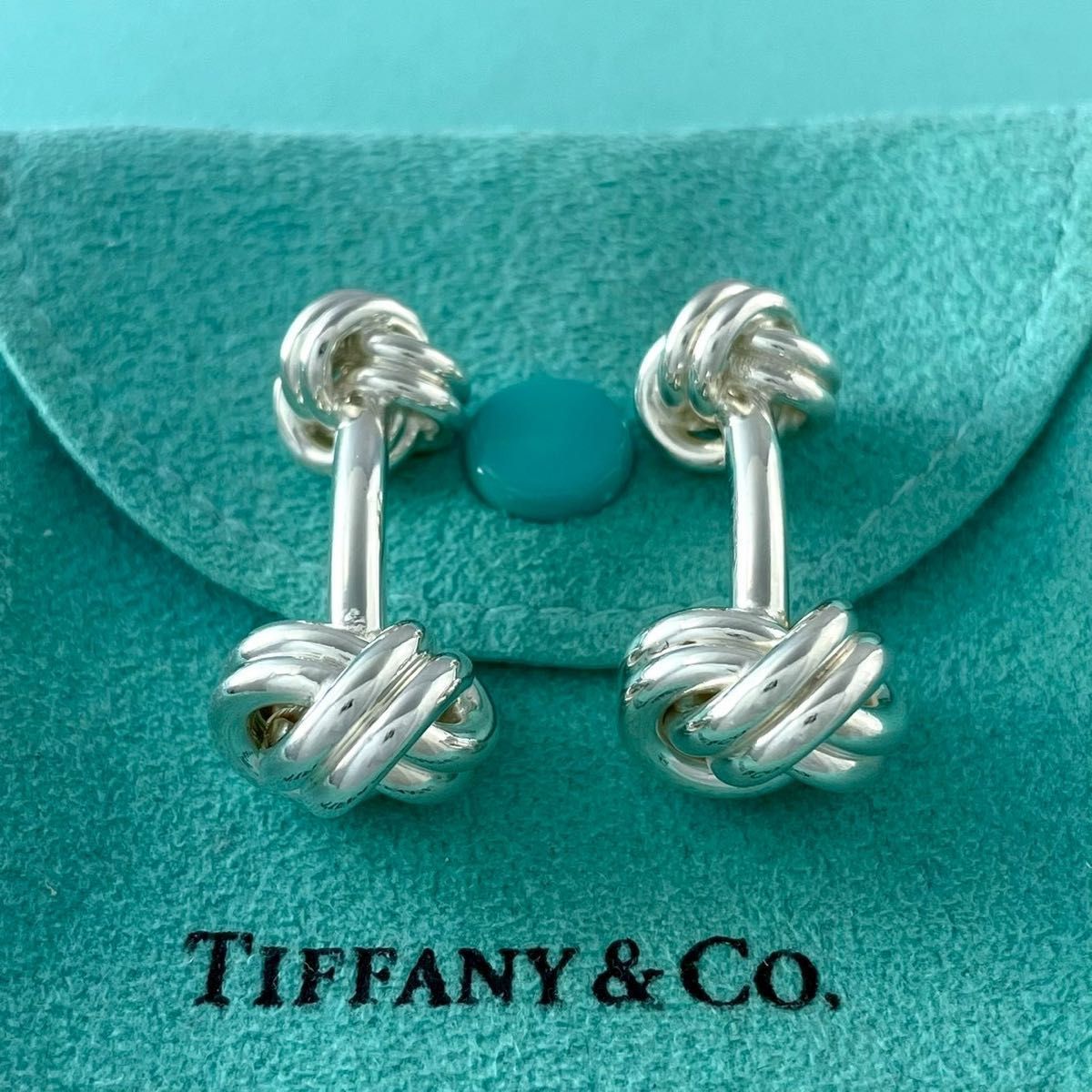 オールドティファニー シグネチャー コンビ カフス シルバー925 k18 オールドティファニー ツイスト ノット カフス シルバー 925 P6f