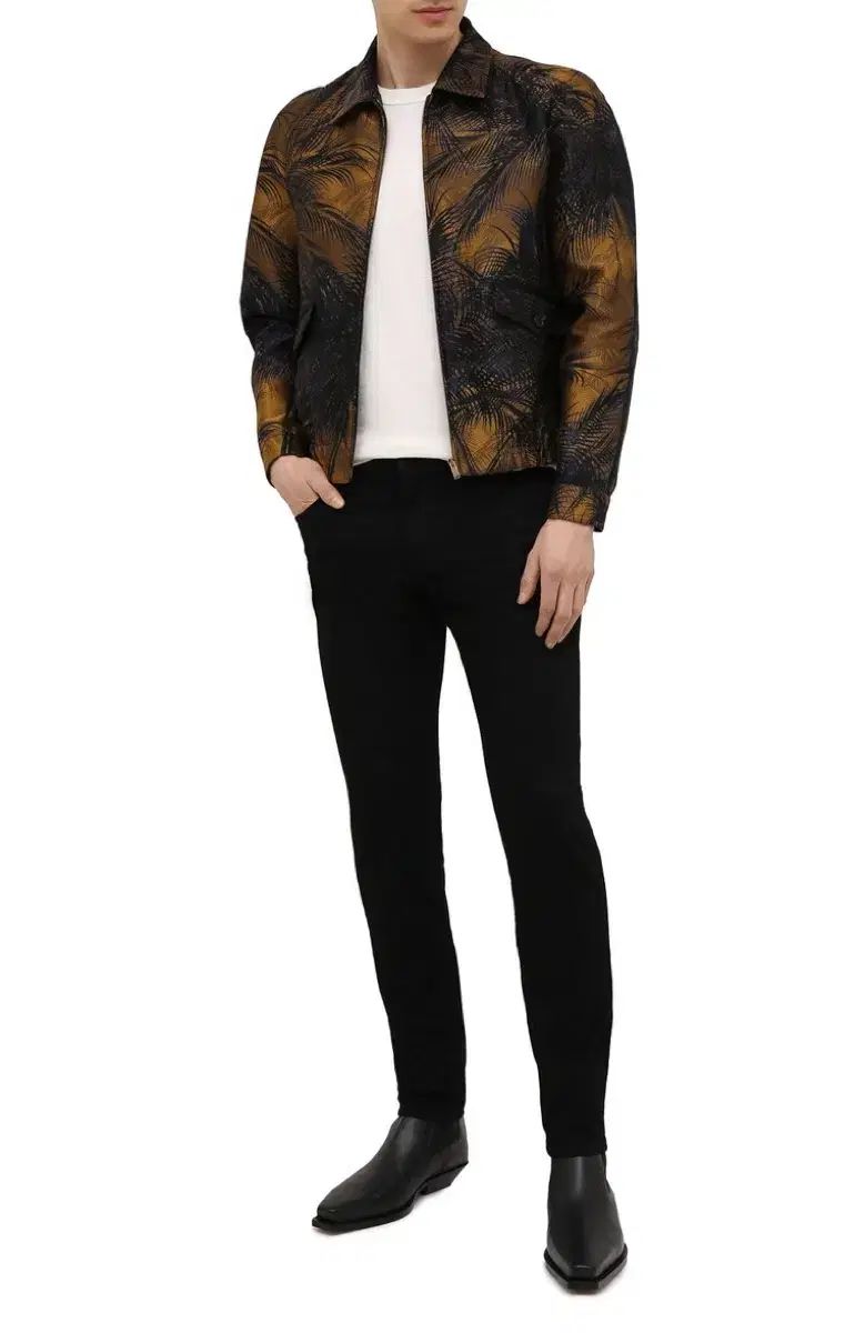 サンローラン パームツリー ブルゾン ジャケット