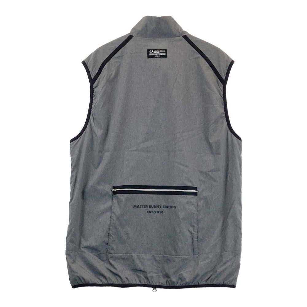 サイズ 6 MASTER BUNNY EDITION マスターバニーエディション 裏地メッシュベスト グレー系 ゴルフウェア メンズ ストスト