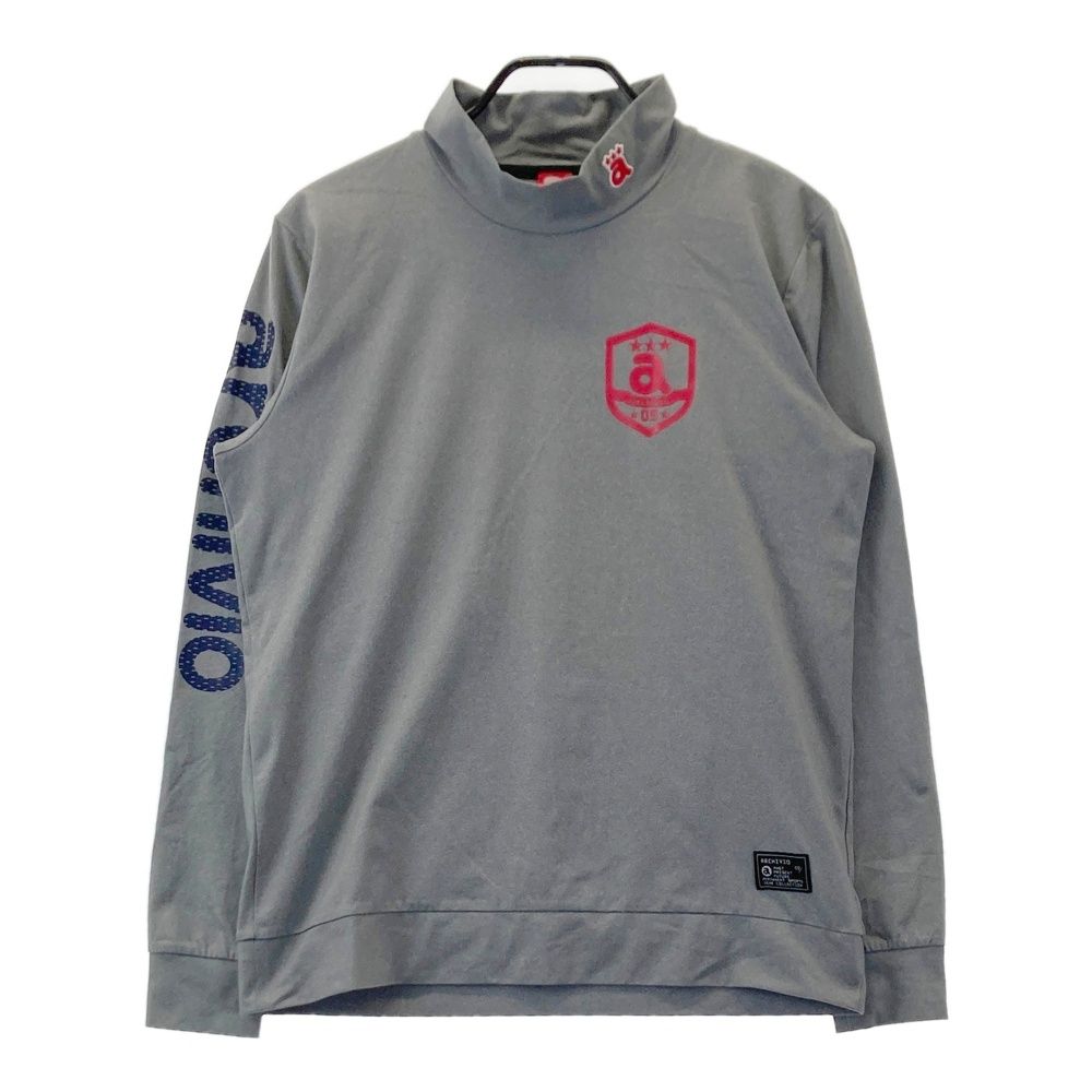 サイズ 46 アルチビオ ハイネック 長袖Tシャツ グレー系 ゴルフウェア メンズ ストスト
