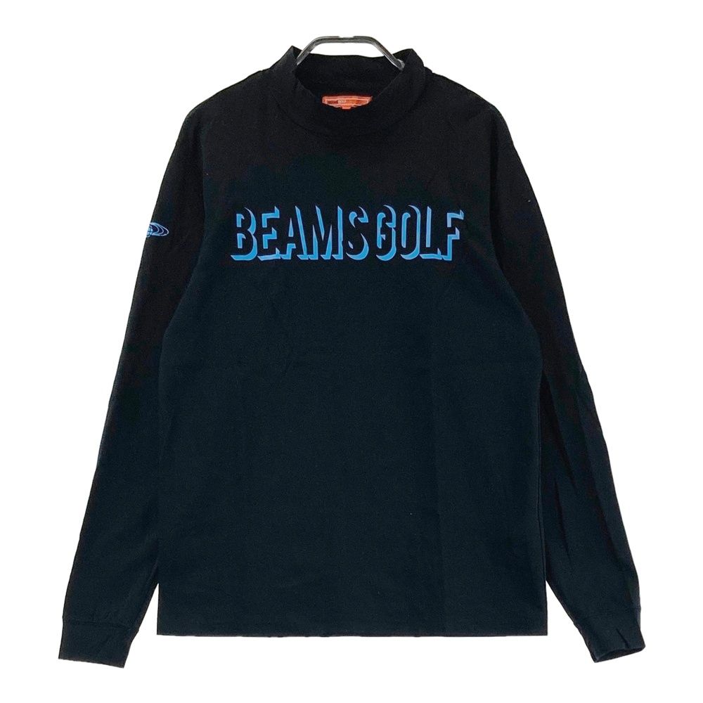 サイズ M BEAMS GOLF ビームスゴルフ モデル ハイネック 長袖Tシャツ ブラック系 240101561153 ゴルフウェア メンズ ストスト