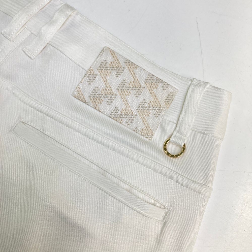  サイズ S レザレクション ストレッチパンツ ホワイト系 ゴルフウェア レディース ストスト パンツ レディースウェア