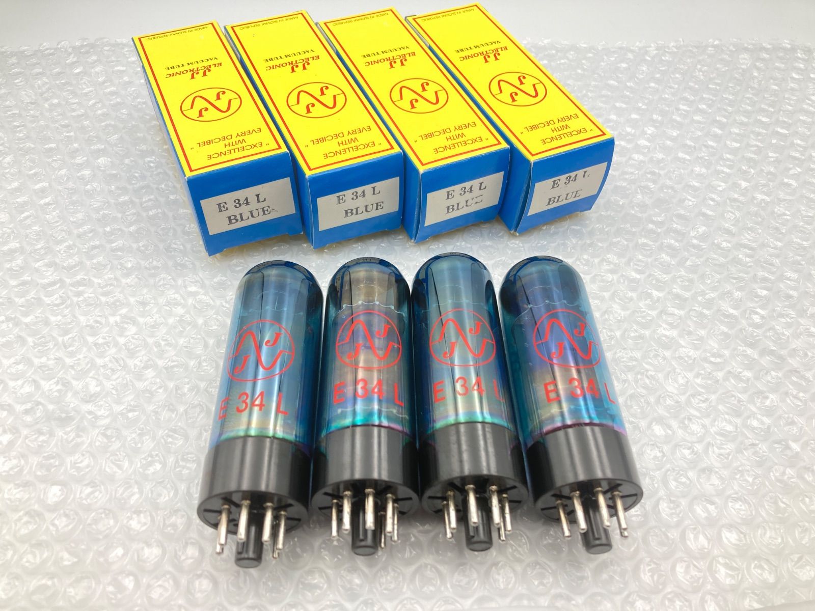 JJ ELECTRONIC E34L BLUE 4本 真空管