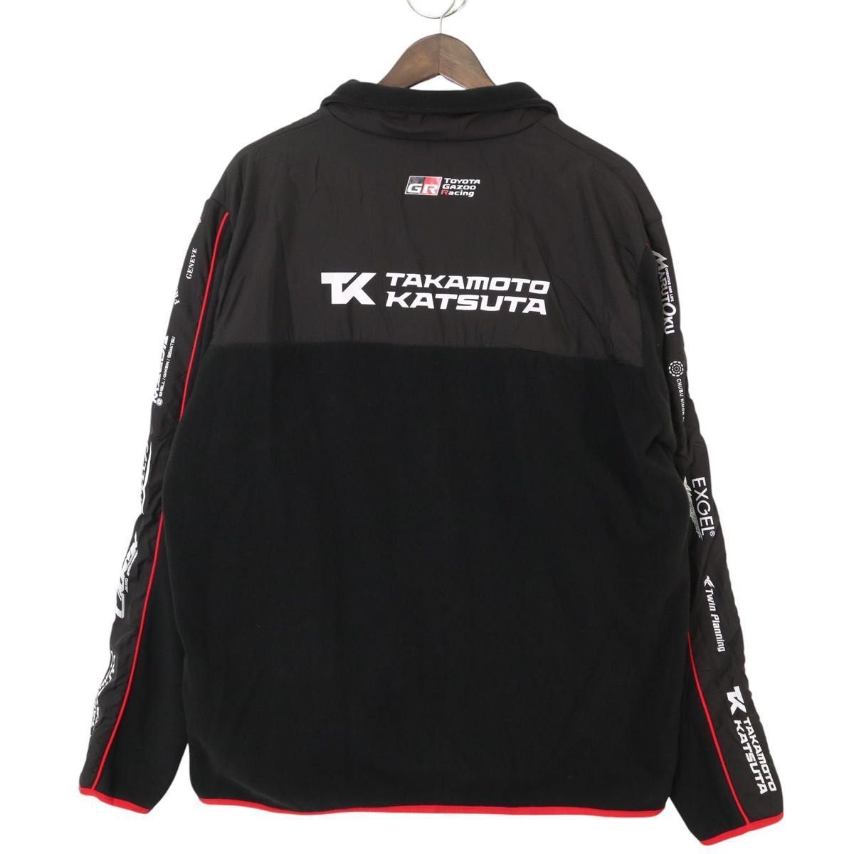 TOYOTA トヨタ GAZOO Racing フリースジャケット XL メンズ ブラック