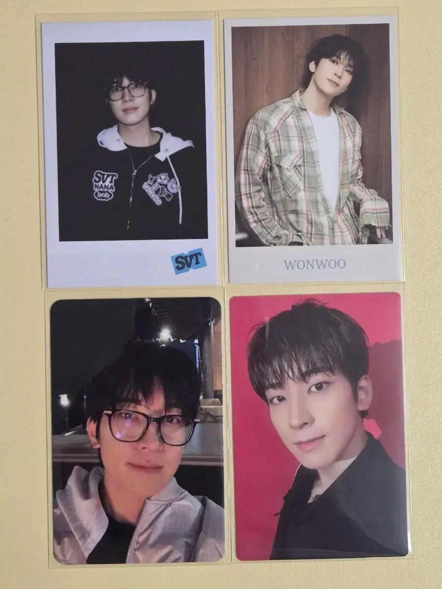 ウォヌ(WONWOO) トレカ 4枚 まとめ - メルカリ