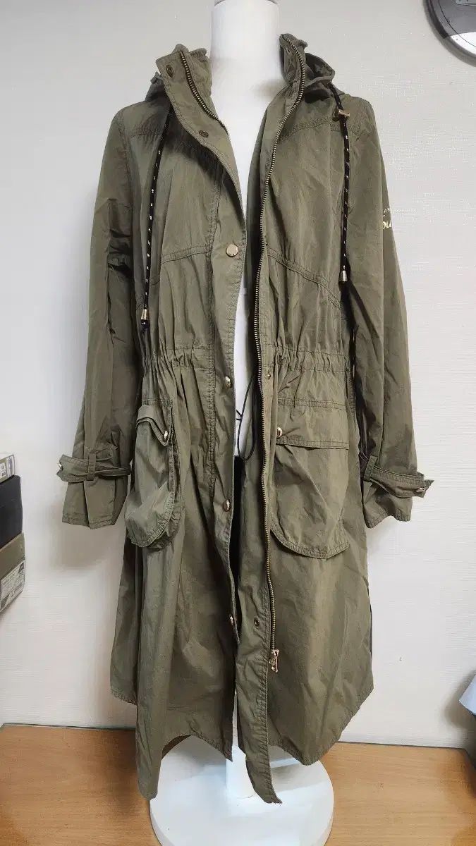 エゴイスト フー ド ロング アウター マウンテンパーカー コート